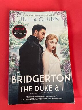 Bridgerton: The Duke & I by Julia Quinn. Please read description.